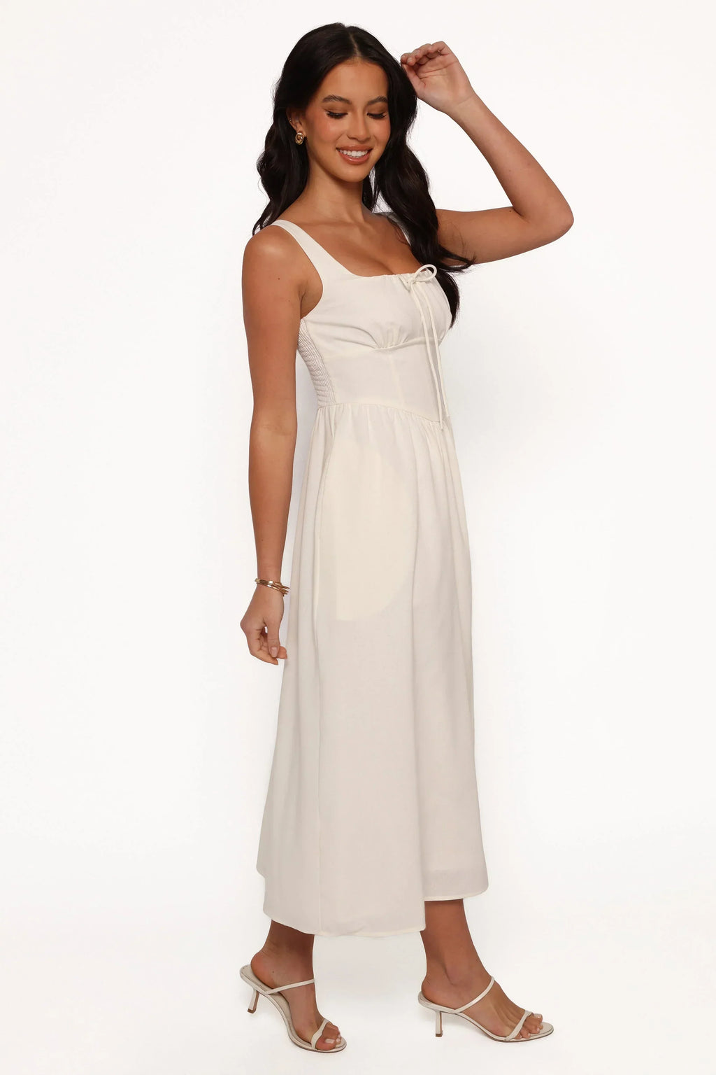 Kinslee Midi Dress - White