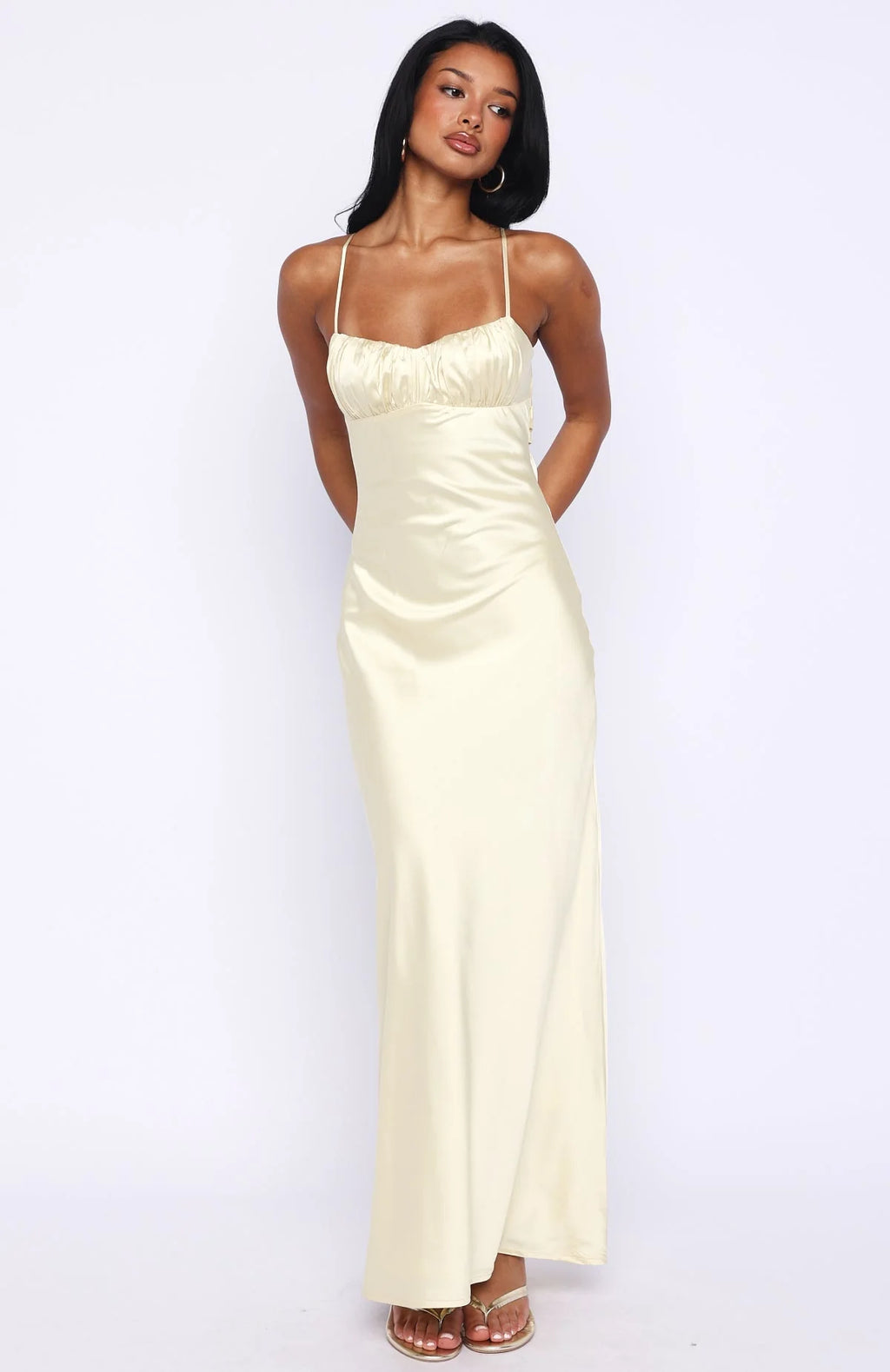 Change Locations Maxi Dress Lemon