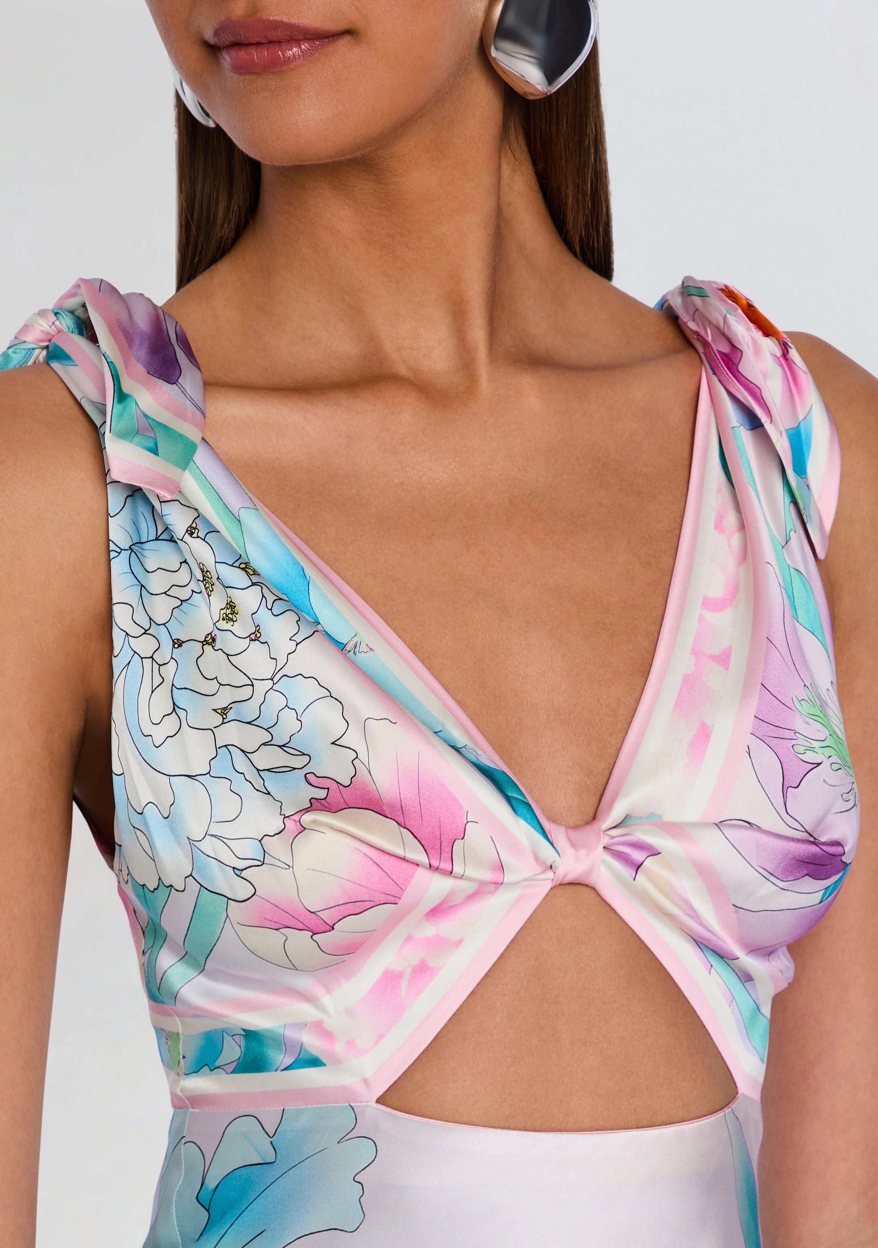 Icelyn Silk Dress