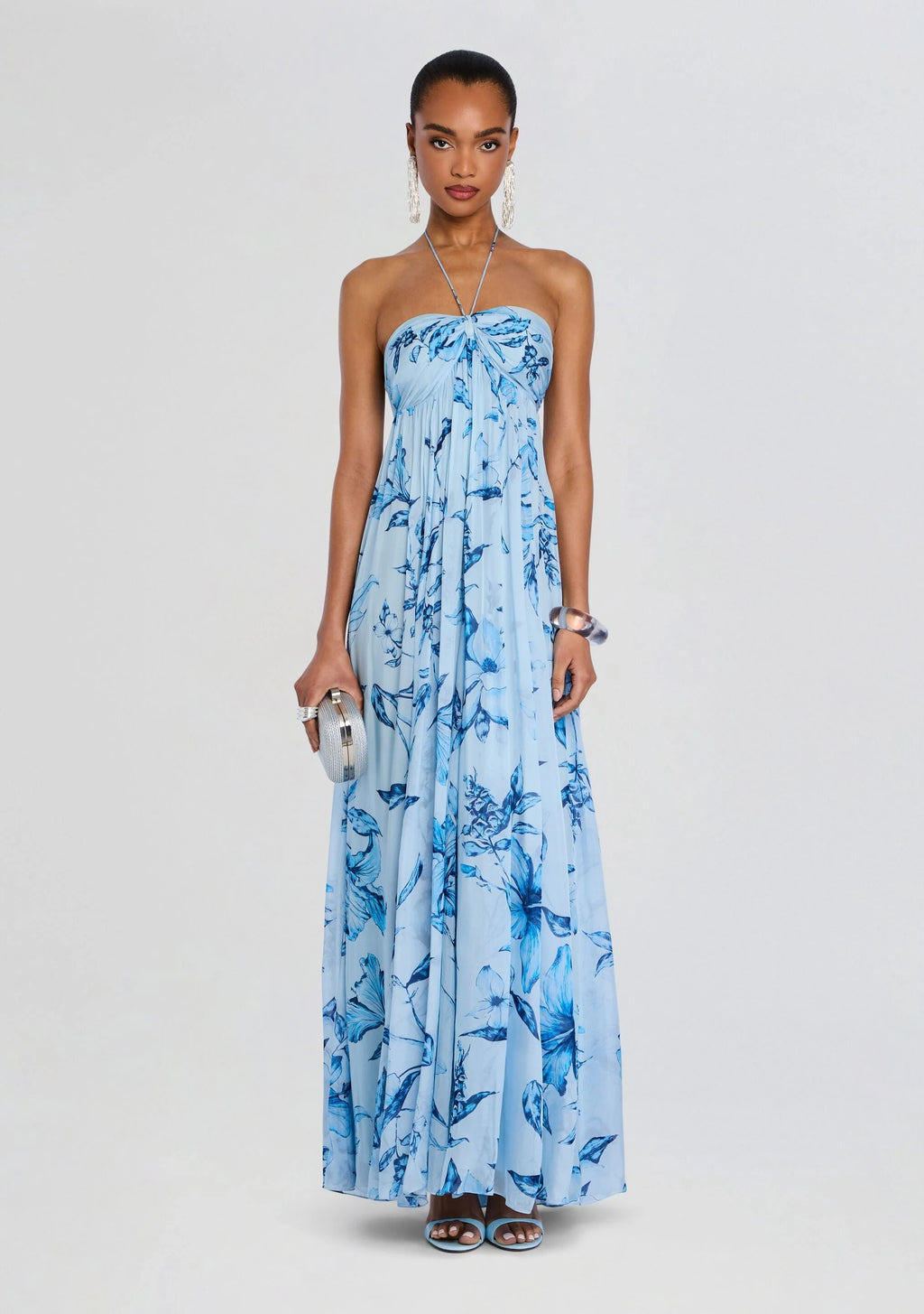 Milo Strapless Flared Dress