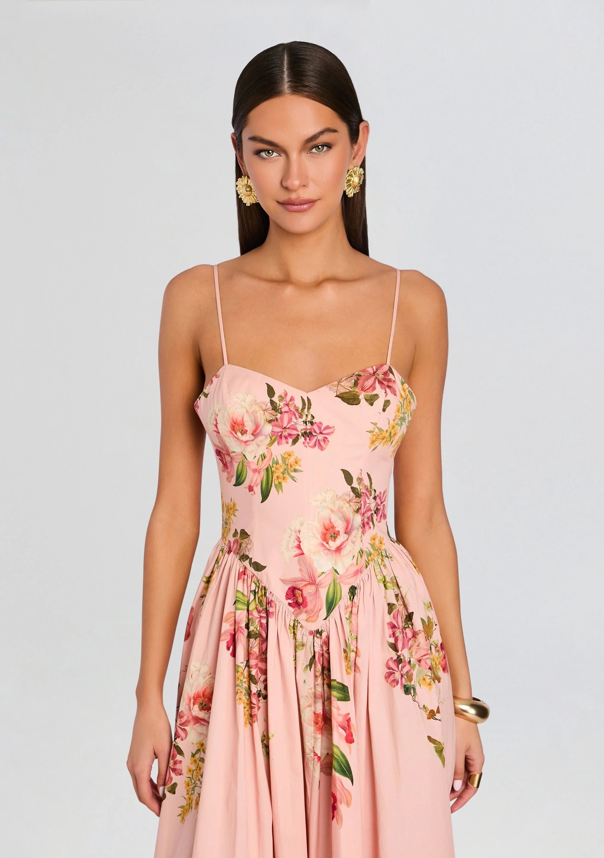 Ayla Corseted Midi Dress