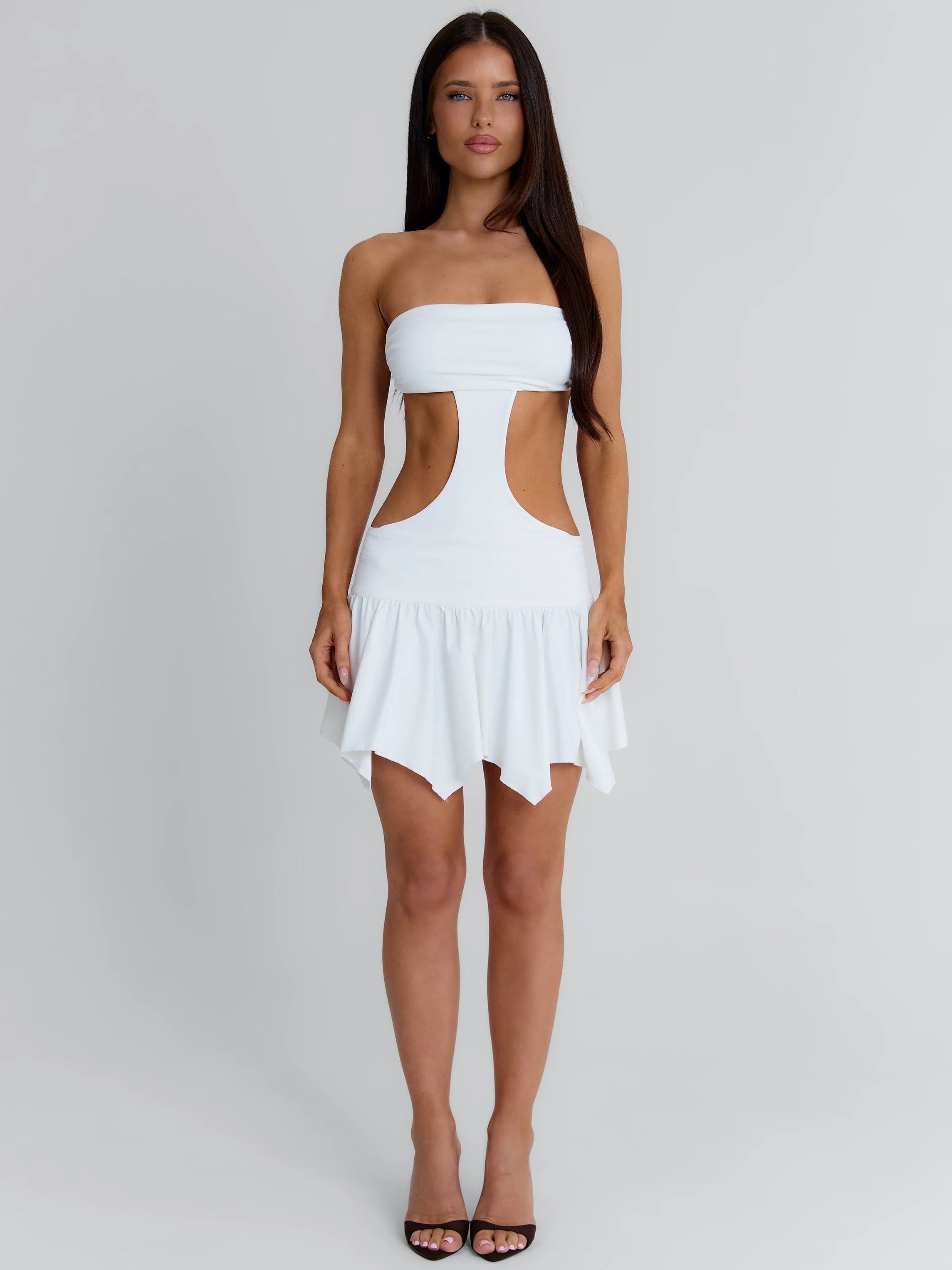 Mayia Mini Dress White